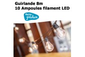 Guirlande 8m - 10 ampoules LED Guirlande 8m - 10 ampoules LED