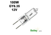 Ampoule 100W Gy6.35 - Lampe capsule halogène 12V