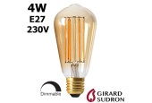 EDISON Filament LED 4W E27 230V GIRARD SUDRON