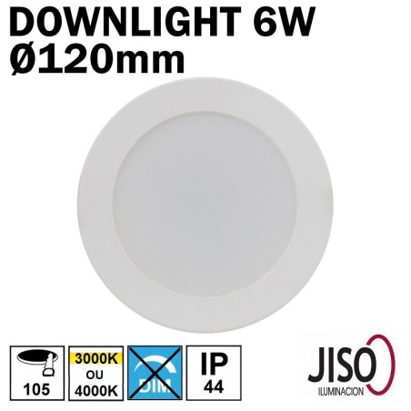 DOWNLIGHT LED "BASIC" 6W Ø120MM