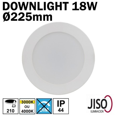 DOWNLIGHT LED "BASIC" 18W Ø225MM