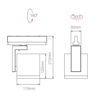 SPOT ORIENTABLE LED 35W BENEITO LENA