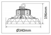 SUSPENSION LED UFO LENS 90W-120W-150W SUSPENSION LED UFO LENS 90W-120W-150W