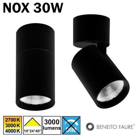 Applique ou plafonnier LED BENEITO NOX 30W