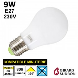Ampoule standard LED 9W GIRARD SUDRON