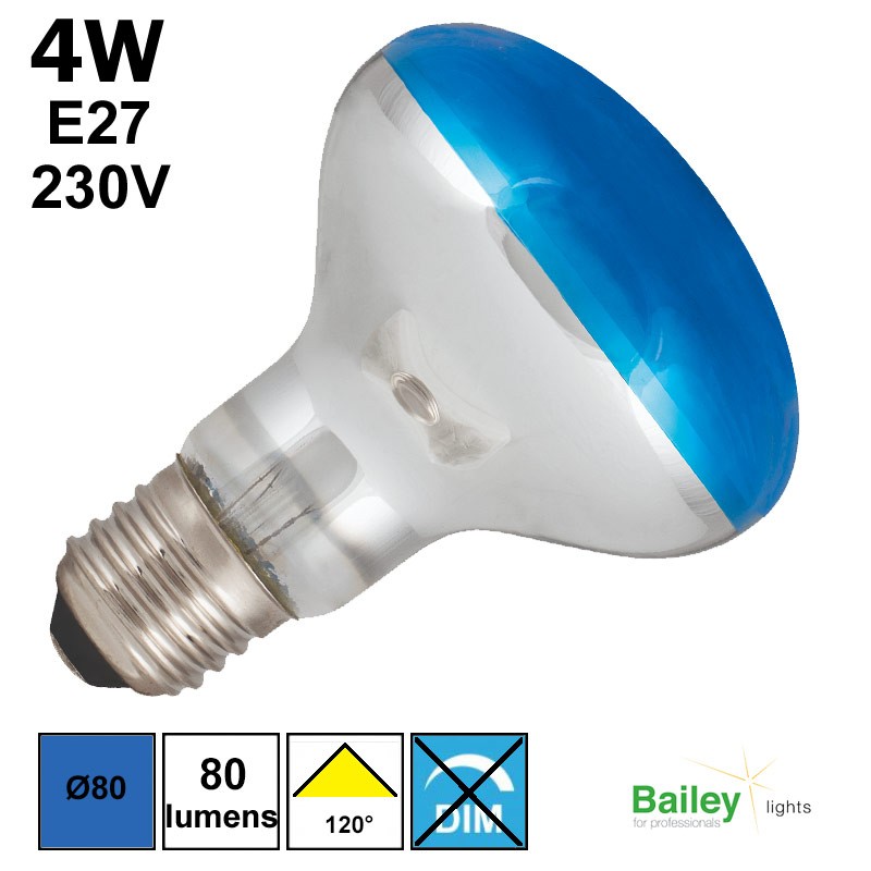 morfine Vooravond Hilarisch Spot LED bleu - Ampoule LED réflecteur R80 E27 230