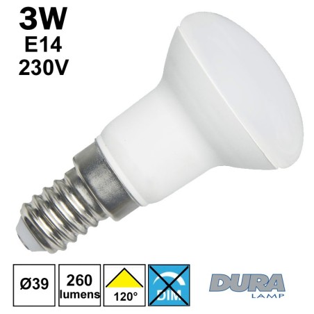SPOT LED R39 DURALAMP L615WB | Petite ampoule réflecteur