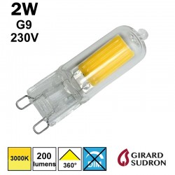 Edm - Ampoule LED G9 5W 575lm (45W) 270° - Dimmable Blanc du Jour 6400K - Ampoules  LED - Rue du Commerce