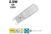 LED G9 2.5W/3000K 230V