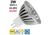 LED MR16 24-28V 3W/3000K GU5.3