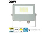 Projecteur gris LED 20W 230V