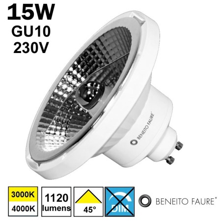 Ampoule AR111 LED 15W GU10 - BENEITO LYNX