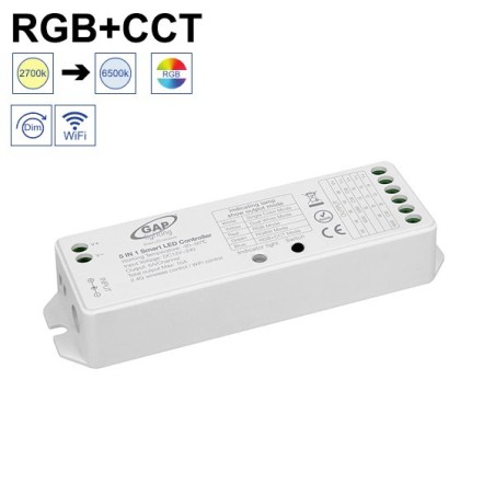 Contrôleur pour ruban LED et dalle LED RGB CCT - GAP T-CON5
