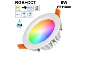 DOWNLIGHT ETANCHE CONNECTÉ 6W RGB+CCT - IP54