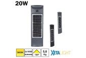 Borne LED solaire double 20W - XETA LIGHT