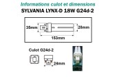 AMPOULE SYLVANIA LYNX-D 18W G24d2