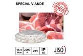Ruban LED 14.4W/m 24Vdc IP65 - Spécial BOUCHERIE Ruban LED 14.4W/m 24Vdc IP65 - Spécial BOUCHERIE