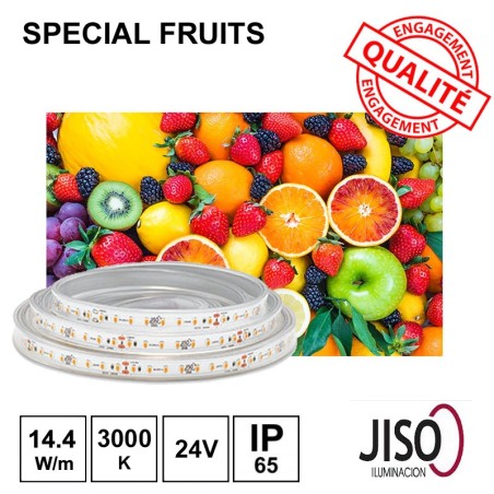 Ruban led éclairage viande fruits