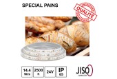 Ruban LED 14.4W/m 24Vdc IP65 - Spécial BOULANGERIE Ruban LED 14.4W/m 24Vdc IP65 - Spécial BOULANGERIE