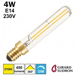 Ampoule LED Tubulaire SMD 3W E14 3000K