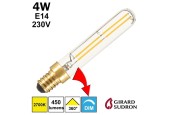 Ampoule LED Tubulaire gradable 4W E14 230V Girard Sudron Ampoule LED Tubulaire gradable 4W E14 230V Girard Sudron