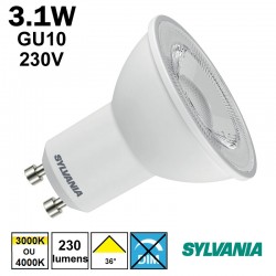 Ampoules SYLVANIA Hi-Spot ES53, ES50, SA111. Lampe LED GU10.