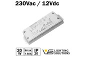 TRANSFORMATEUR 230V/12VDC 20W IP20 TRANSFORMATEUR 230V/12VDC 20W IP20