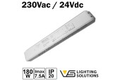 TRANSFO 230V/24VDC 180W IP20 TRANSFO 230V/24VDC 180W IP20