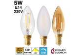 AMPOULE FLAMME LED 5W E14 230V - DIMMABLE