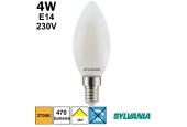 AMPOULE FLAMME LISSE SATINEE 4,5W E14 230V