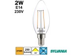 AMPOULE FLAMME LISSE CLAIRE 2.5W E14 230V