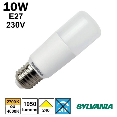 Ampoule tubulaire LED SYLVANIA Stick 10W E27 230V - 0029564 0029565