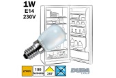 Ampoule réfrigérateur LED 1W E14 230V Ampoule réfrigérateur LED 1W E14 230V