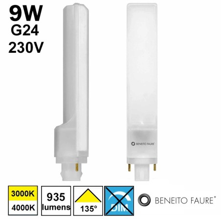 Ampoule LED G24d2 9W 230V - BENEITO Cala