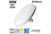 Lampe circulaire 20W E27 230V - DURALAMP TENDERERA Ø150mm