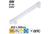 Tube ARIC S14s 30cm - LED 4W 2700K Tube ARIC S14s 30cm - LED 4W 2700K