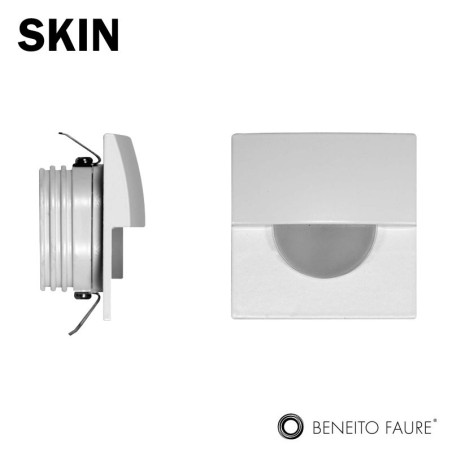 BENEITO Skin - Encastré mural carré 2W