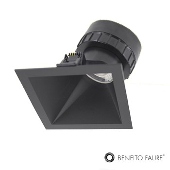 BENEITO PULCOM ASYMETRIQUE - SPOT CARRE ENCASTRE 8W
