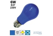 Ampoule bleue LED 6W E27 230V Ampoule bleue LED 6W E27 230V