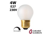Ampoule sphérique LED 4W E27 230V GIRARD SUDRON Ampoule sphérique LED 4W E27 230V GIRARD SUDRON