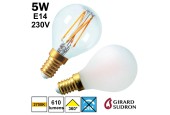 Ampoule sphérique LED 5W E14 230V GIRARD SUDRON Ampoule sphérique LED 5W E14 230V GIRARD SUDRON