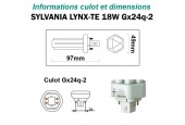 AMPOULE SYLVANIA LYNX-TE 18W Gx24q2 AMPOULE SYLVANIA LYNX-TE 18W Gx24q2
