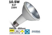 SPOT LED 10.5W E27 230V - DURALAMP PAR30