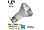 SPOT LED 6.3W E27 230V - DURALAMP PAR20 SPOT LED 6.3W E27 230V - DURALAMP PAR20