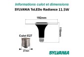 ToLEDo Radiance noire 11W/2700K E27 230V