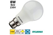 Ampoule LED SYLVANIA 8W B22 230V Ampoule LED SYLVANIA 8W B22 230V