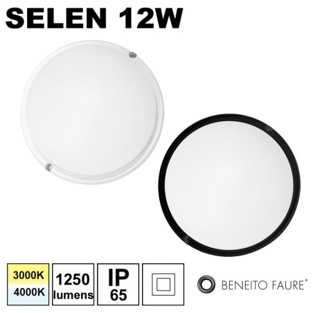 BENEITO SELEN | Petit Hublot rond extérieur LED 12W