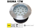 SPOT ENCASTRE DE SOL LED 17W BENEITO SIGMA