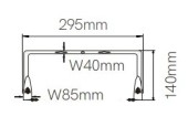 ETRIER DE FIXATION POUR GAMELLE Ø340mm ETRIER DE FIXATION POUR GAMELLE Ø340mm