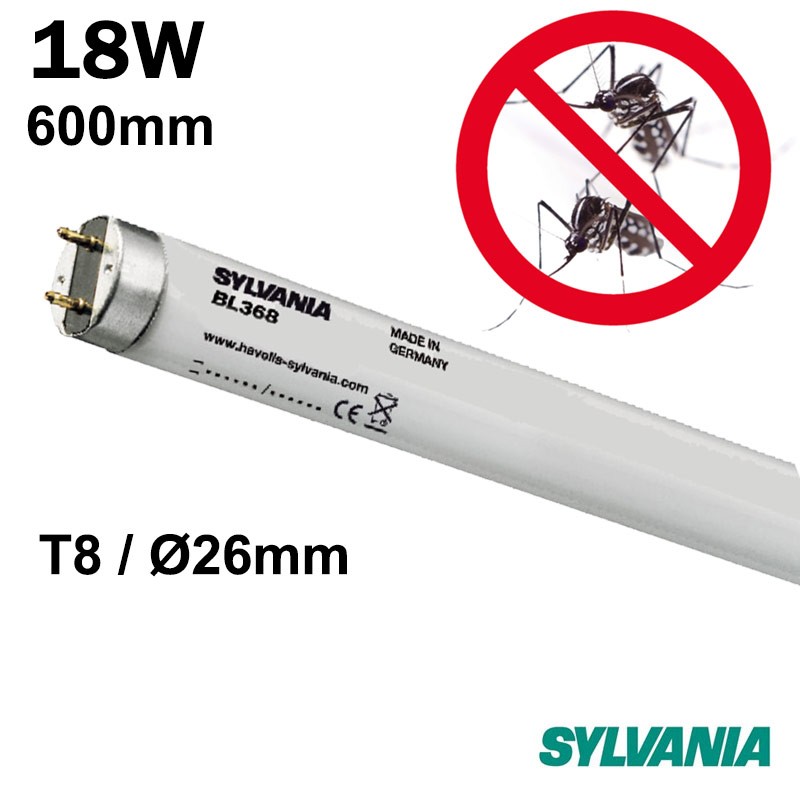 Tube anti-moustique Sylvania BL368 18W